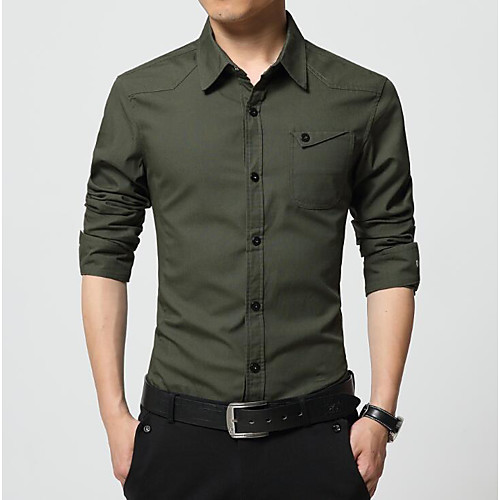 

Муж. Рубашка Тонкие Однотонный