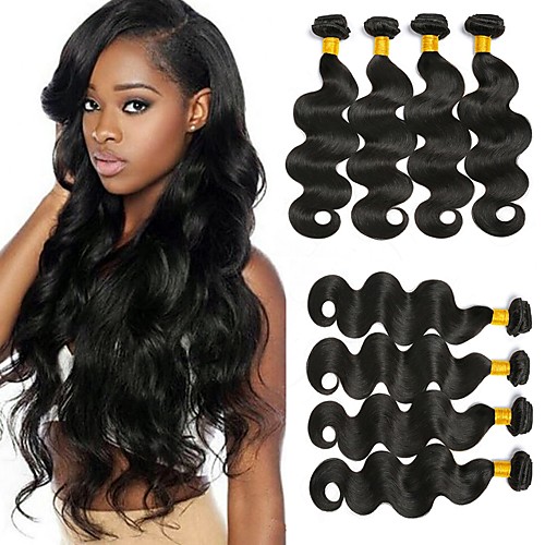 

6 Связок Перуанские волосы Естественные кудри 100% Remy Hair Weave Bundles Головные уборы Человека ткет Волосы Пучок волос 8-28 дюймовый Естественный цвет Ткет человеческих волос / Без запаха