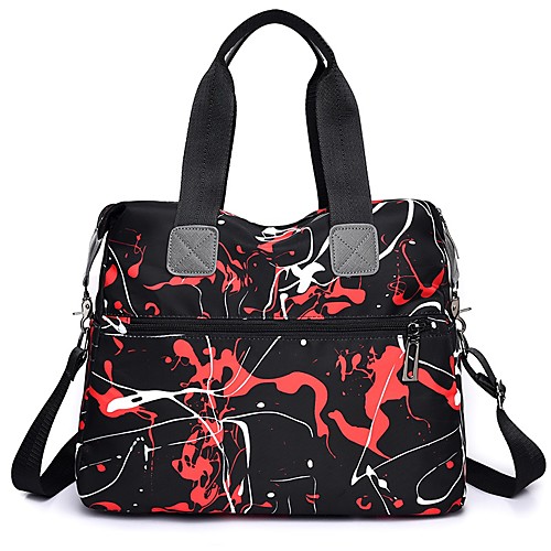 

Нейлон / синтетика Геометрический рисунок Сумка для мамы Узоры / принт Геометрический рисунок Оранжевый / Красный / Небесно-голубой