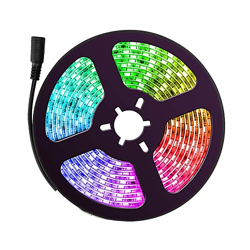 

ZDM 5m Flexible Tiktok LED Strip Lights / RGB Strip Lights 150 LEDs 5050 SMD 10mm Color-changing Waterproof / New Design / Party 12 V 1pc