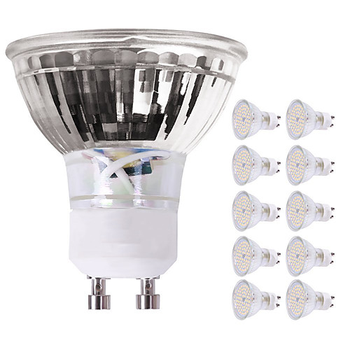 

10 шт. 5 W 450 lm GU10 Точечное LED освещение 60 Светодиодные бусины SMD 2835 Декоративная Милый Тёплый белый Холодный белый 220-240 V