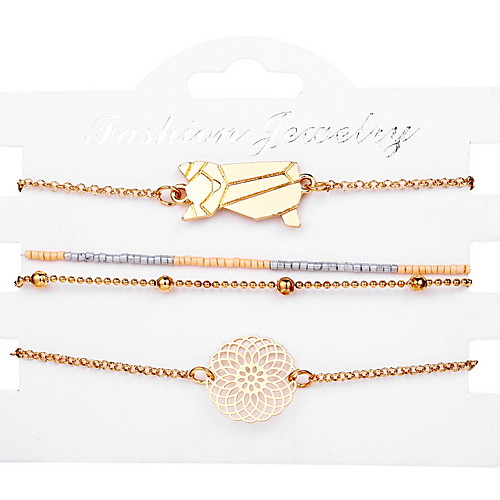 

Жен. Симпатичные Стиль браслет Однотонный