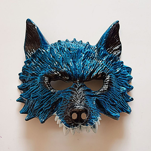 фото Warewolf косплэй kостюмы маски взрослые муж. хэллоуин хэллоуин маскарад фестиваль / праздник пластик лиловый / синий карнавальные костюмы животное Lightinthebox