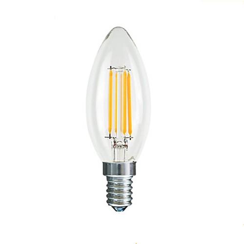 

1шт 3 W 190-290 lm E14 LED лампы накаливания C35L 4 Светодиодные бусины 220-240 V
