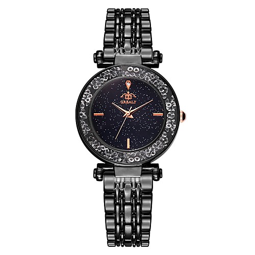 

Жен. Наручные часы Кварцевый Нержавеющая сталь Черный / Синий / Коричневый Защита от влаги Творчество Аналоговый Блестящие Мода - Коричневый Синий Розовое золото