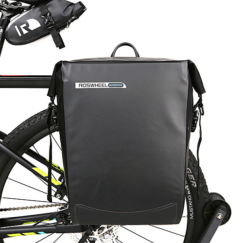 фото Roswheel 20 l сумка на багажник велосипеда / сумка на бока багажника велосипеда сумки на багажник велосипеда водонепроницаемость дожденепроницаемый влагонепроницаемый велосумка/бардачок пвх lightinthebox