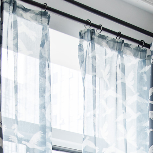 

Современный Light-фильтрация 1 панель Прозрачный Гостиная Curtains