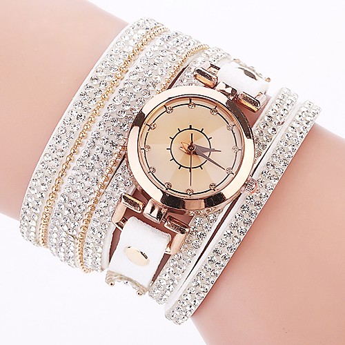 

Жен. Кварцевые Diamond Watch Классика Мода Черный Синий Красный Искусственная кожа Кварцевый Красный Розовый Серый Защита от влаги Творчество Повседневные часы 30 m 1 ед. Аналоговый