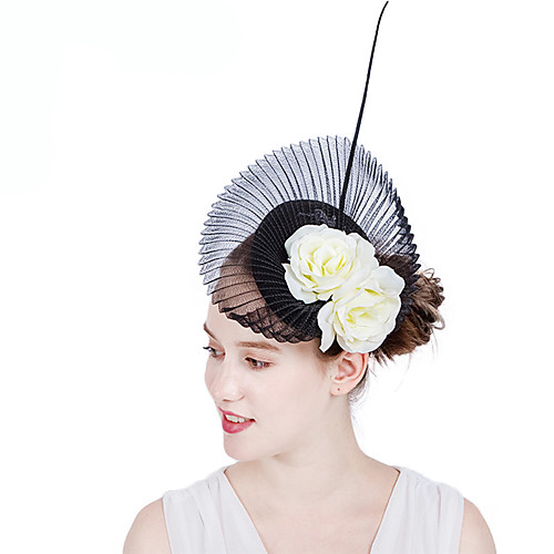 

Нейлоновое волокно / Лен Fascinators / Цветы / Аксессуары для волос с Пух / Цветы 1 шт. Свадьба / Вечеринка / ужин Заставка