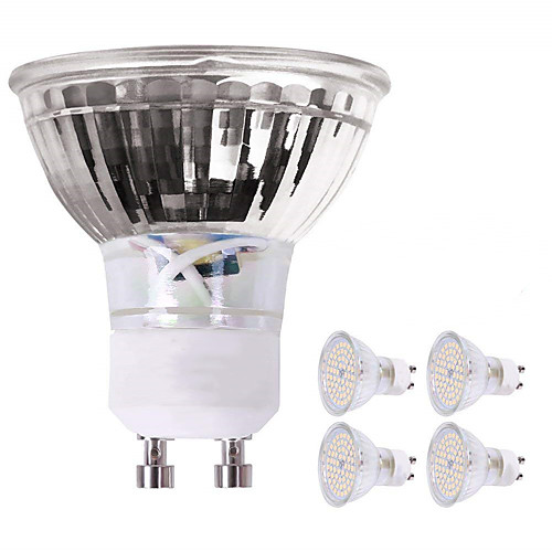 

4шт 5 W 450 lm GU10 Точечное LED освещение 60 Светодиодные бусины SMD 2835 Декоративная Милый Тёплый белый Холодный белый 220-240 V
