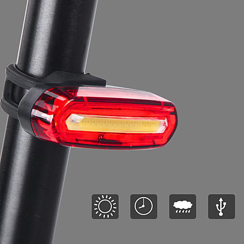 

Велосипедные фары Задняя подсветка на велосипед огни безопасности LED Горные велосипеды Велоспорт Велоспорт Водонепроницаемый Перезаряжаемый Поворот на 360° Несколько режимов USB 110 lm USB Красный