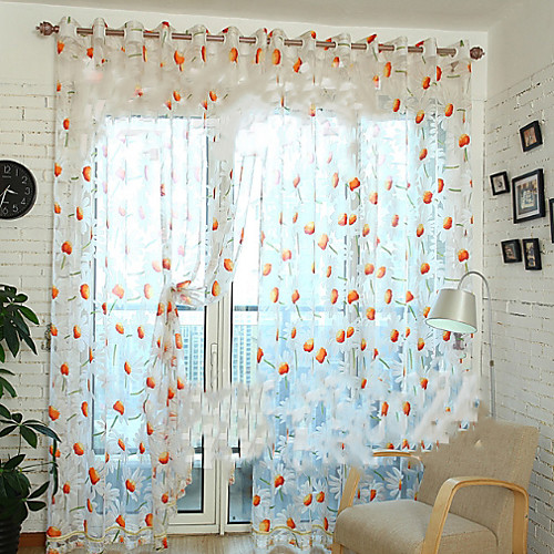 

Современный Прозрачный 1 панель Прозрачный Девочки Curtains