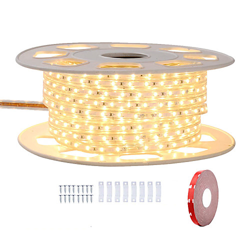 

KWB 8m Flexible Tiktok LED Strip Lights 480 LEDs SMD5050 1Set Mounting Bracket 1 set Warm White / White / Red Waterproof / Cuttable / Decorative 220-240 V / IP68