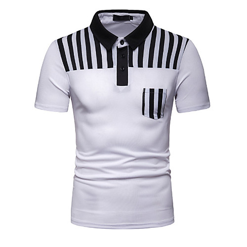 

Муж. Polo Контрастных цветов Белый L