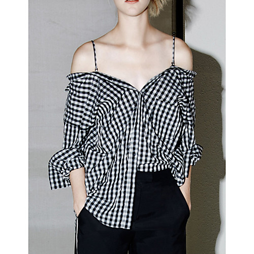 

Жен. Пэчворк Рубашка Шахматка