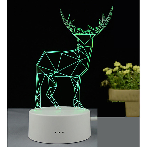 

1шт LED Night Light / Детский ночной свет USB Творчество <=36 V