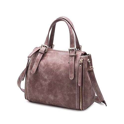 

женские сумки наппа кожаная сумка на молнии фиолетовый / коричневый / зеленый