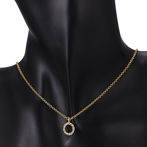 

Жен. Цепочка Ожерелье с шармом Золотой 48 cm Ожерелье Бижутерия 1шт Назначение Повседневные Школа Для улицы Праздники фестиваль