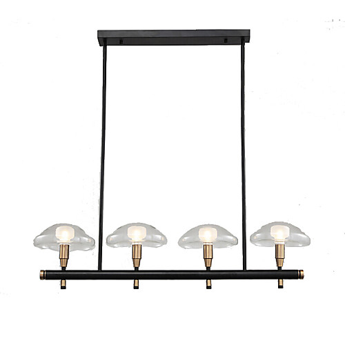 

QINGMING 4-Light Мини Люстры и лампы Торшер Электропокрытие Окрашенные отделки Металл Стекло Мини 110-120Вольт / 220-240Вольт
