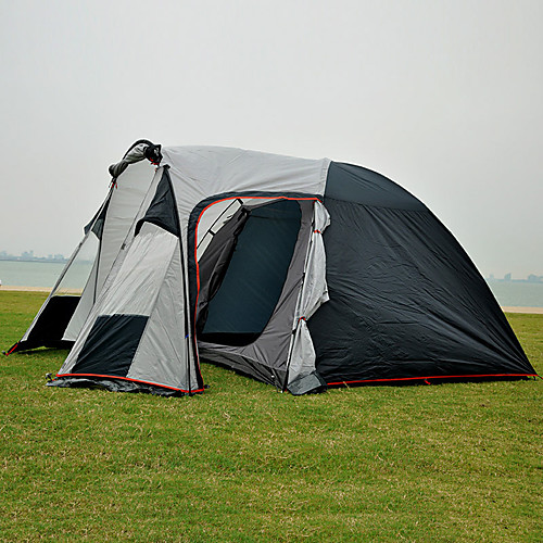

3 человека Семейный кемпинг-палатка На открытом воздухе С защитой от ветра Дожденепроницаемый Пригодно для носки Двухслойные зонты Карниза Палатка 1500-2000 mm для