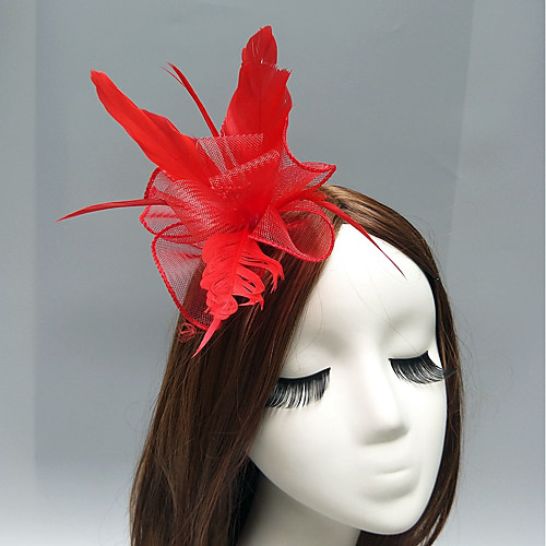 

Сеть Fascinators / Аксессуары для волос / Головные уборы с Пух / Отделка 1 шт. Свадьба / Особые случаи Заставка