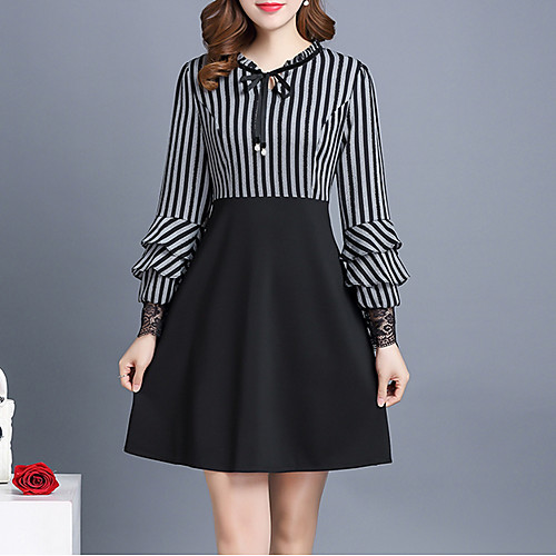 

женское платье из двух частей черный коричневый l xl xxl xxxl