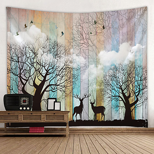 

Garden Theme / Classic Theme Wall Decor 100% Polyester Modern Wall Art, Wall Tapestries Decoration
