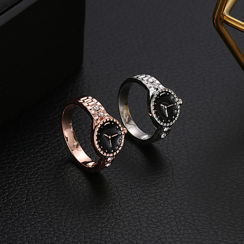 

Women's Ring 1pc Rose Gold Silver Alloy Elegant Holiday European Festival Jewelry