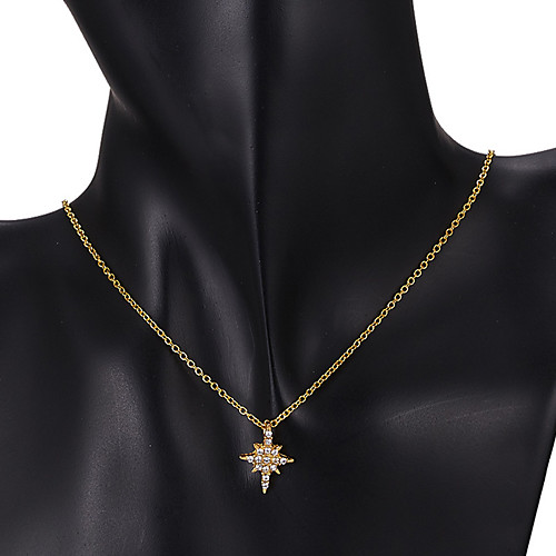 

Жен. Цепочка Ожерелье с шармом Золотой 48 cm Ожерелье Бижутерия 1шт Назначение Повседневные Школа Для улицы Праздники фестиваль