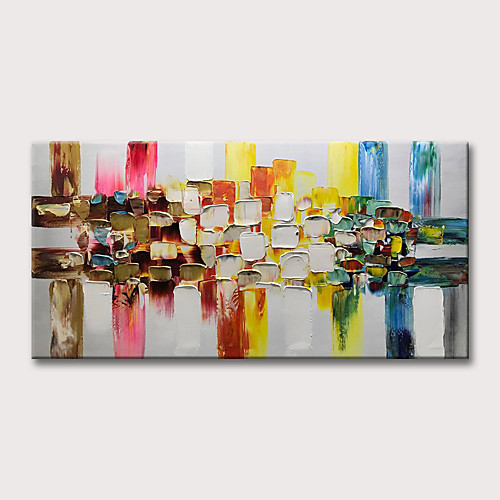 

Oil Painting Hand Painted - Abstract Classic Modern Rolled Canvas