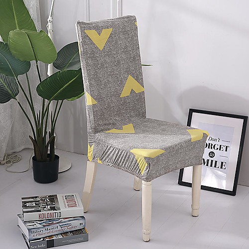 

Arrow Print Very Soft Chair Cover Stretch Removable Washable Dining Room Chair Protector Slipcovers Home Decor Dining Room Seat Cover