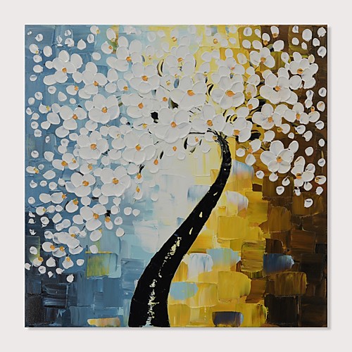 

Hang-роспись маслом Ручная роспись - Цветочные мотивы / ботанический Modern Включите внутренний каркас