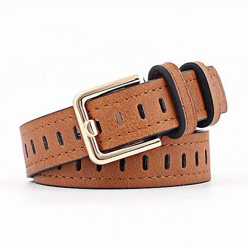 

Unisex Work / Basic Skinny Belt - Color Block