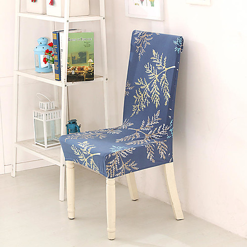 

Leaves Print Very Soft Chair Cover Stretch Removable Washable Dining Room Chair Protector Slipcovers Home Decor Dining Room Seat Cover