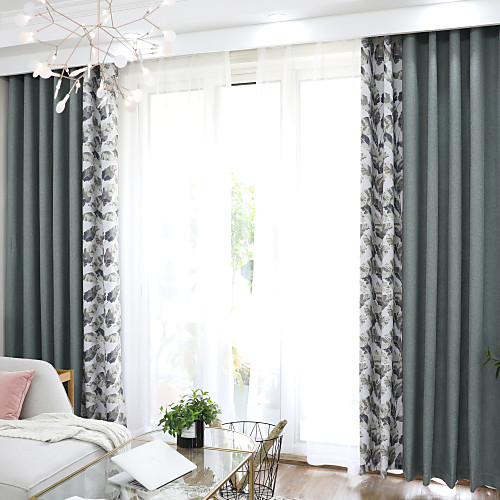 

Современный Солнцезащитные 1 панель Занавес Гостиная Curtains