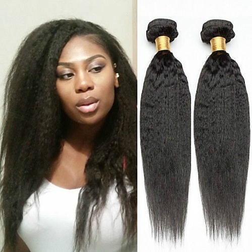 

4 Связки Бразильские волосы Естественные прямые 100% Remy Hair Weave Bundles Человека ткет Волосы Пучок волос Накладки из натуральных волос 8-28 дюймовый Естественный цвет Ткет человеческих волос