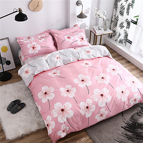 

Duvet Cover Sets Floral Polyster Printed 4 PieceBedding Sets