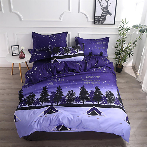 

Пододеяльник наборы Современный стиль Полиэстер С принтом 4 предметаBedding Sets