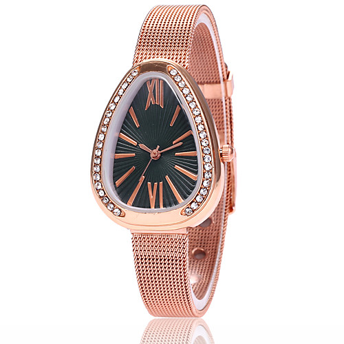 

Women's Quartz Watches Casual Fashion Rose Gold Alloy Chinese Quartz Pink Dark Green Wine Creative New Design Casual Watch 1 pc Analog One Year Battery Life