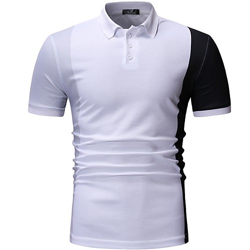 

Муж. Polo Контрастных цветов Белый XL