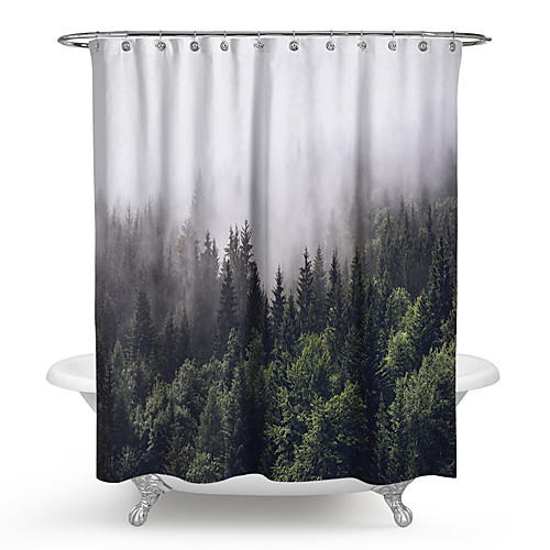 

Shower Curtains & Hooks Contemporary / Classic Plastics / Polyester Waterproof / Creative