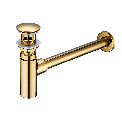 

Faucet accessory - Superior Quality - Contemporary Brass Pop-up Water Drain With Overflow - Finish - Electroplated