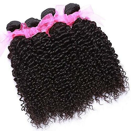 

6 Bundles Brazilian Hair Kinky Curly 100% Remy Hair Weave Bundles Natural Color Hair Weaves / Hair Bulk Bundle Hair One Pack Solution 8-28 inch Natural Color Human Hair Weaves Soft Hot Sale Fashion