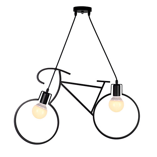 

JSGYlights 2-Light Оригинальные Люстры и лампы Рассеянное освещение Окрашенные отделки Металл Новый дизайн, Милый 110-120Вольт / 220-240Вольт