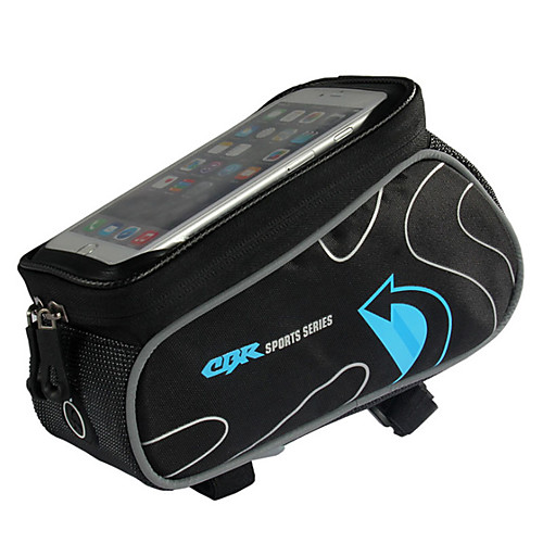 фото Сотовый телефон сумка бардачок на раму 6 дюймовый сенсорный экран водонепроницаемость отверстие для гарнитуры велоспорт для велосипедный спорт красный синий зеленый / 600d полиэстер Lightinthebox