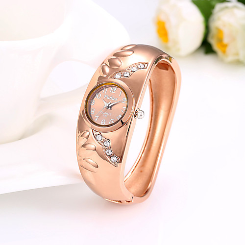 

Жен. Часы-браслет Мода Элегантный стиль Розовое золото сплав Китайский Кварцевый Розовое Золото Очаровательный Повседневные часы Аналоговый / Нержавеющая сталь