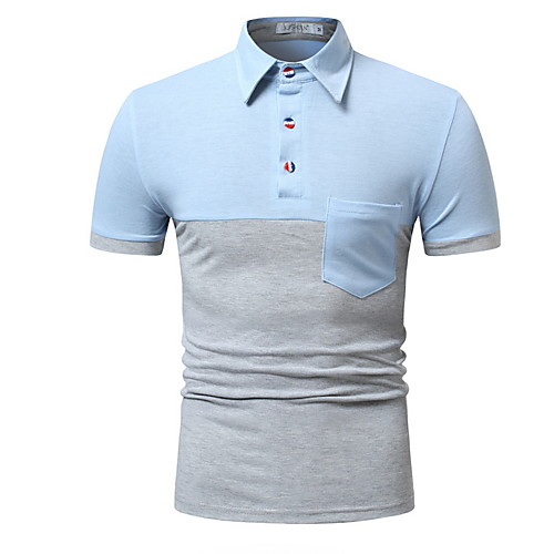 

Муж. Polo Контрастных цветов Белый XL