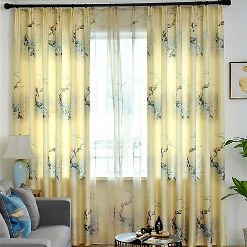 

Современный Конфиденциальность 1 панель Занавес Гостиная Curtains