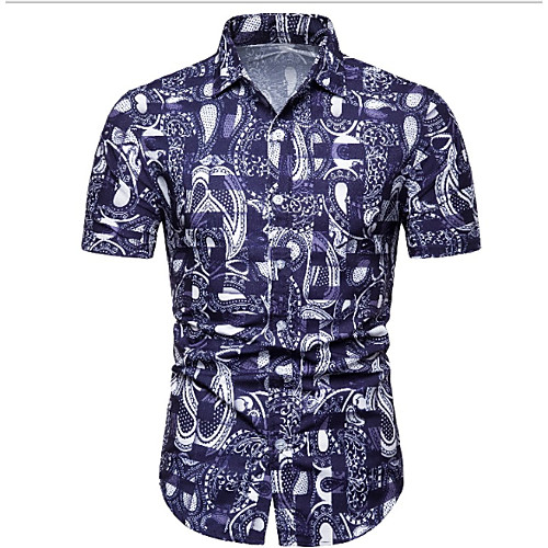 

Муж. Рубашка Галактика Синий L