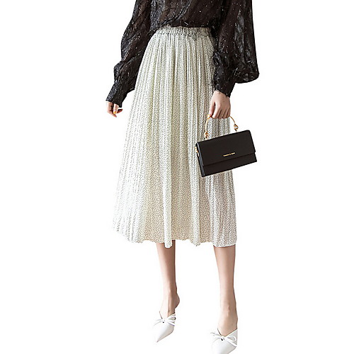 

женские юбки миди-лайн - однотонные